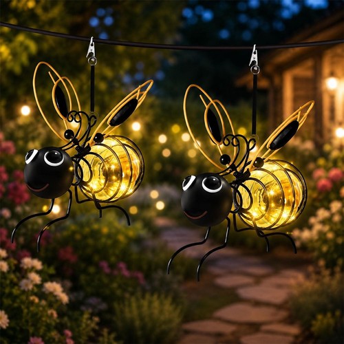 Bienen solarleuchten hängend - solarleuchten,