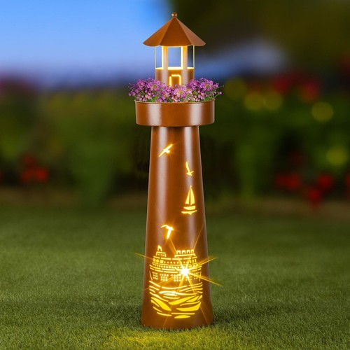 Led leuchtturm mit - leuchtturm, timer