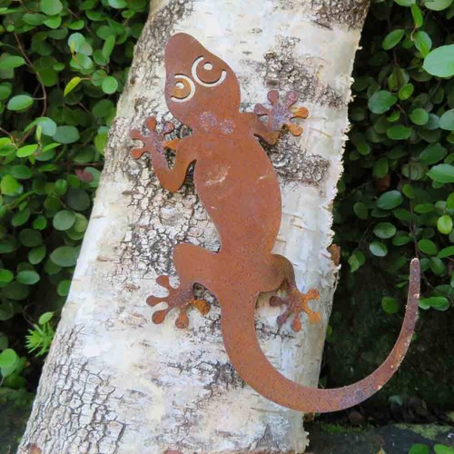 Gecko salamander edelrost rost - gecko,