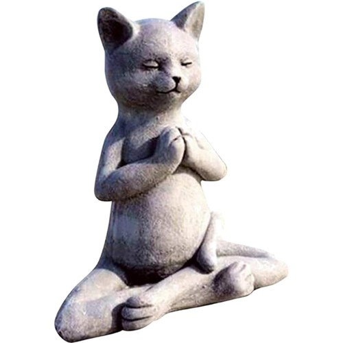 Katzen buddha statue garten - katzen-buddha,