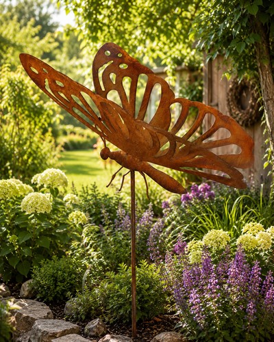Gartenstecker rost riesen - rost,