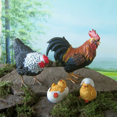 Hahn huhn küken set - hahn,