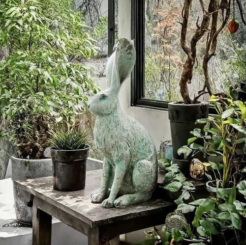 Hasen statue große - hasen,