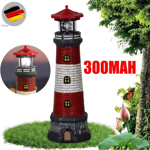 Xxl leuchtturm solar roter - leuchtturm,