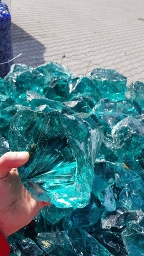 Glasfindlinge türkis blau - türkis,