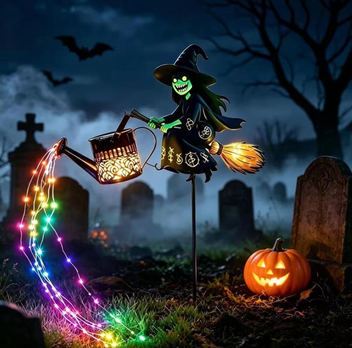 Halloween hexen erdspieß - halloween, led